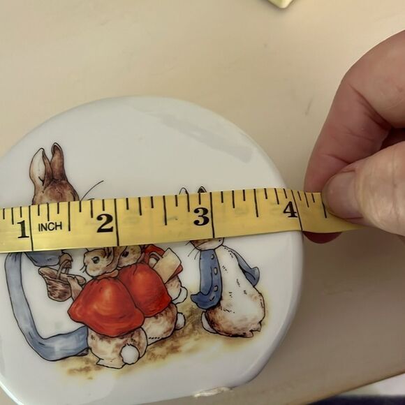 Reutter Porzellan Beatrix Potter Peter Rabbit Children's Bank VTG Collectible - Picture 7 of 10